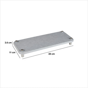 Matbräda diatomitt grå 28x11 cm – mått och dimensioner