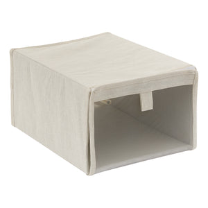 Stabelbare skobokser Dressy+ beige 2 stk – detaljbilde 1