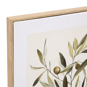 Innrammet lerretsbilde med olivenmotiv Claudia 45 x 60 cm – detaljbilde 1