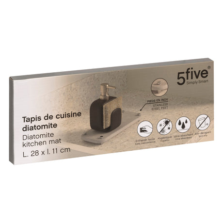 Matbräda diatomitt grå 28x11 cm – förpackning 1