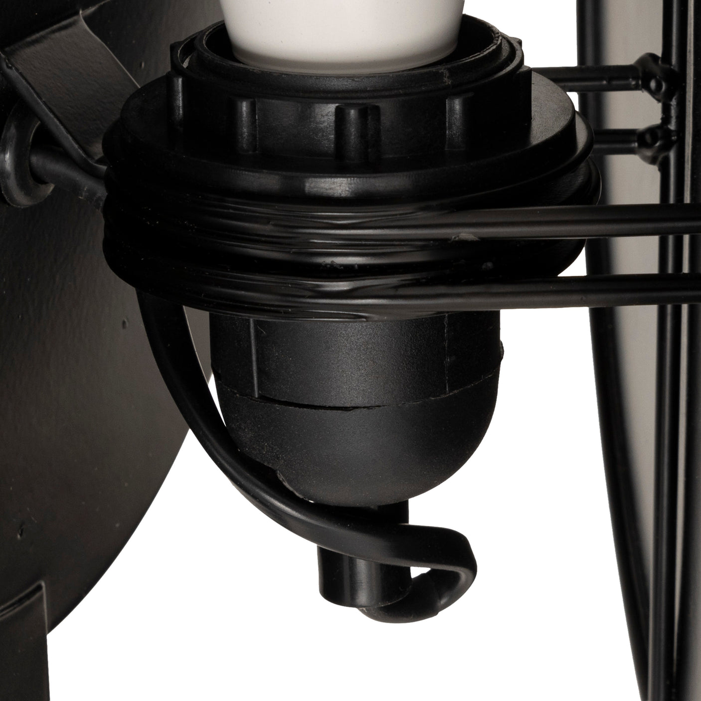 Reversibel vegglampe Mysti sort 30,5 cm – detaljbilde 1