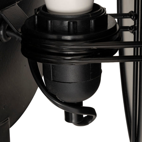 Reversibel vegglampe Mysti sort 30,5 cm – detaljbilde 1