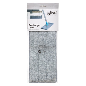 Reservetørklud i mikrofiber til Lena-mopp fra 5Five Simply Smart i original emballage