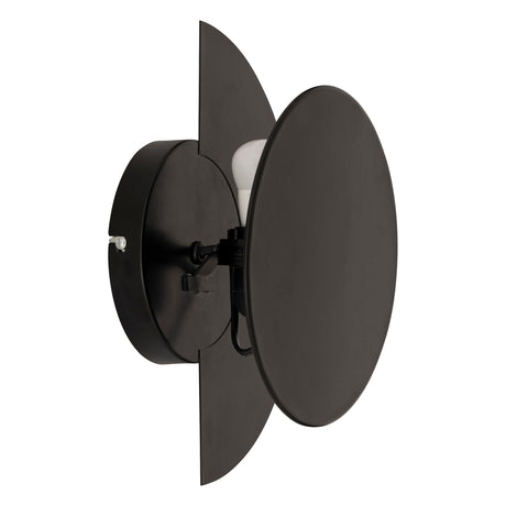 Reversibel vegglampe Mysti sort 30,5 cm – detaljbilde 2