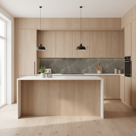 8-pk Skifer grønn selvklebende fliser