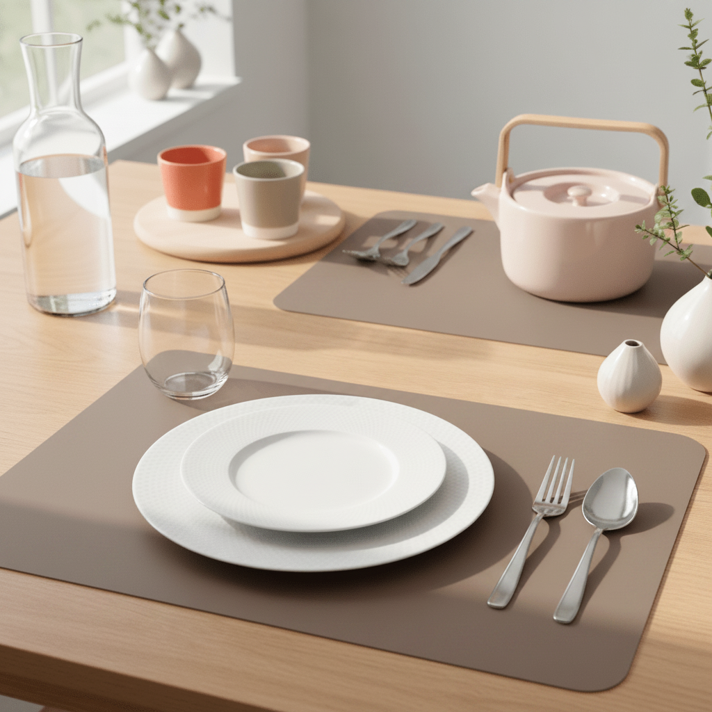 Bordbrikke taupe 45 x 30 cm