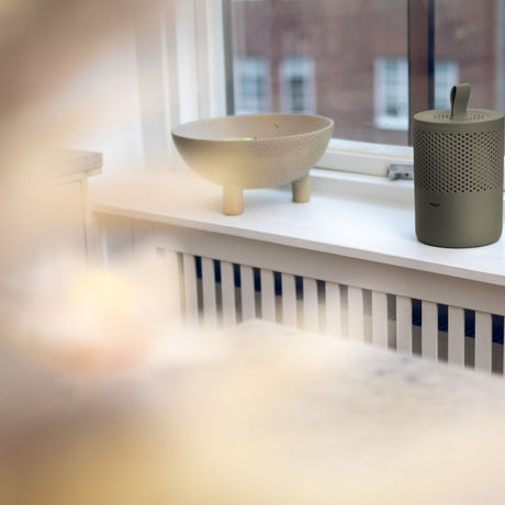 Praktisk luftavfukter til mindre rom og oppbevaringsplass