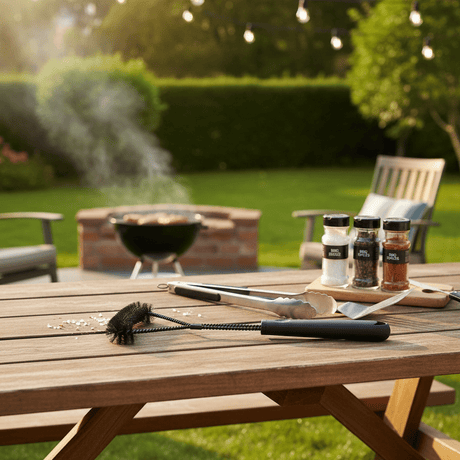BBQ Grillbørste Rustfritt stål 39 cm - Lindas Dekor grillbørste