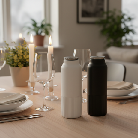 funksjonelt kvernsett til borddekking og matlaging