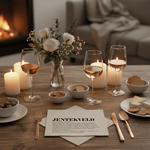 20 - pk Serviett Definisjon Jentekveld beige/sort - Lindas Dekor Servietter