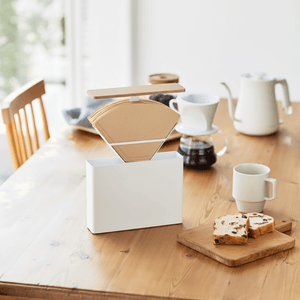 Oppbevaring for kaffefilter hvit - Lindas Dekor