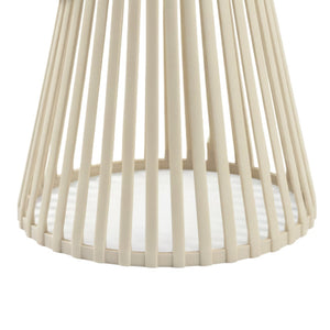 Solarlampa beige 15 x 18 cm