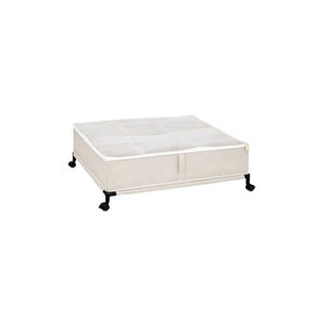 Oppbevaringsboks med hjul beige