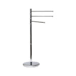 Håndklestativ med 3 armer krom 25,4 x 86 cm