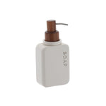 Såpedispenser beige med trepumpe 300 ml
