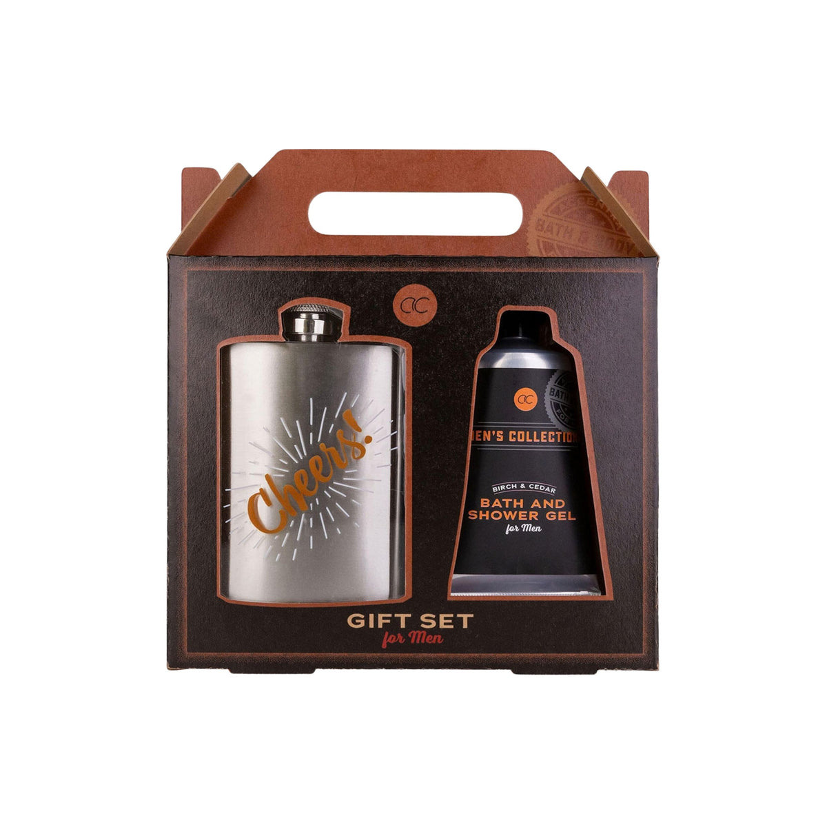 Gavesett dusjsåpe 60 ml og lommelerke 115 ml – bjørk og sedertre