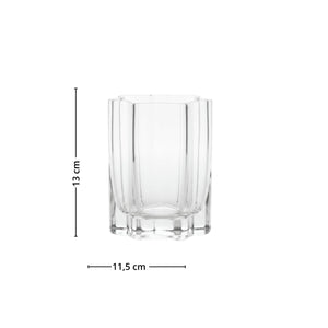 Produktbild av Filter Glass Candle ljushåll i klart glas med diameter 11,5 cm och höjd 13 cm.