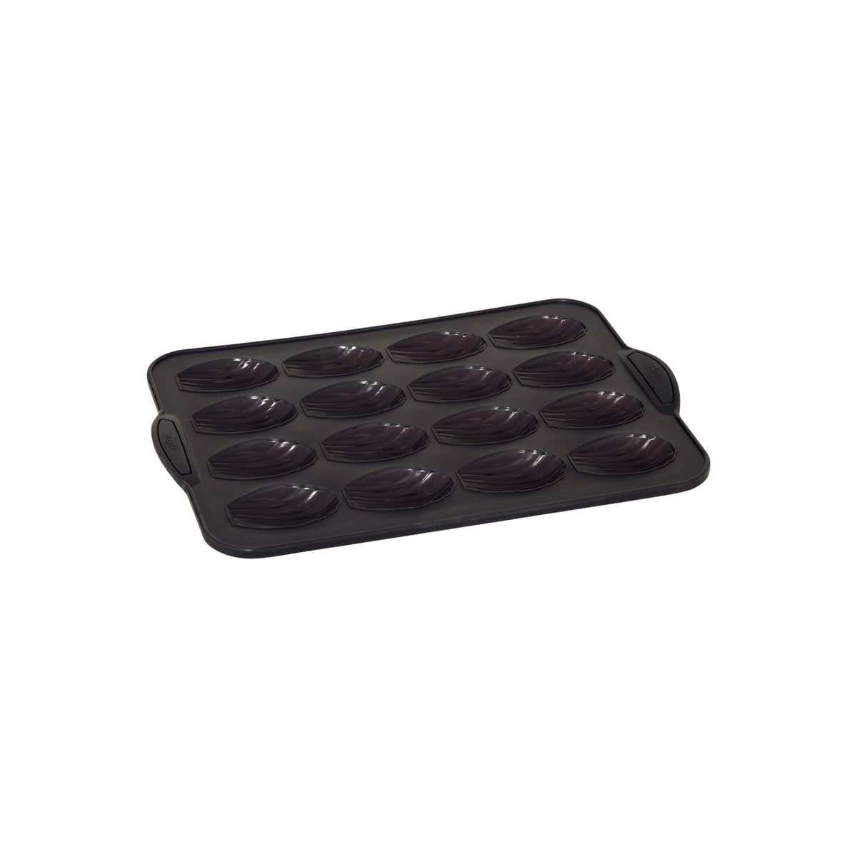 Madeleineform Silitop i silikon 16 stk, hele formen sett ovenfra