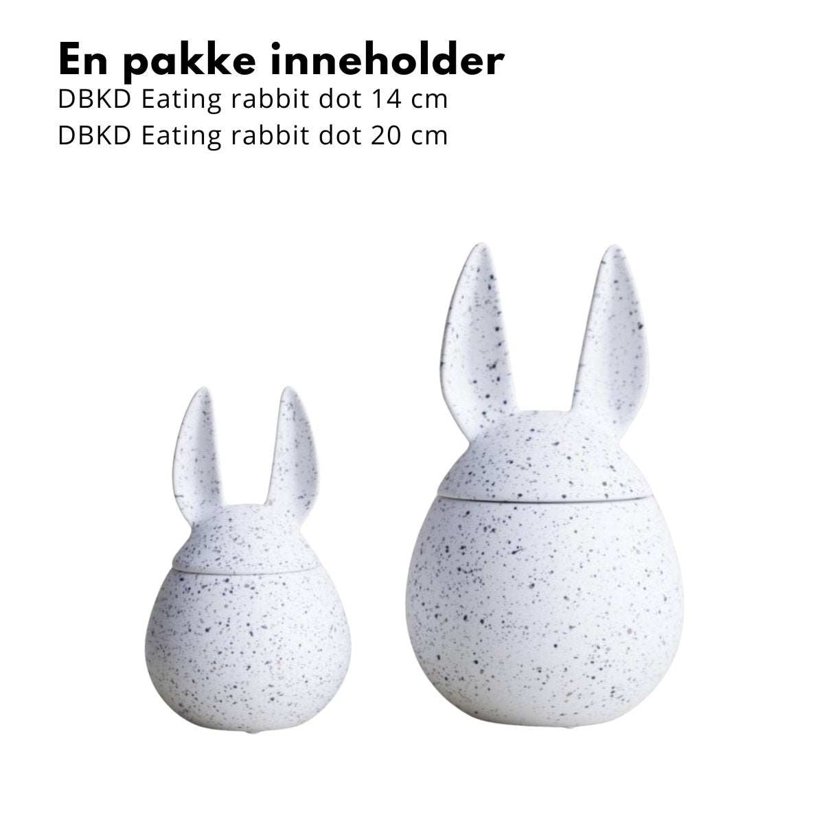 2 - pk DBKD Harekrus sæt lille + stor - Lindas Dekor