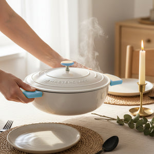 MasterClass lyseblå silikonhåndtakstrekk med opphengsløkke – kjøkkenutstyr

