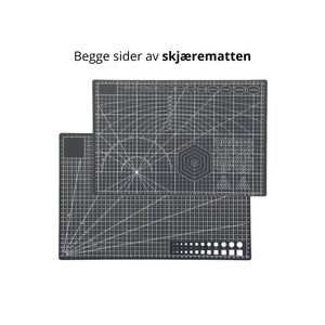 Skjærematte A3, sort