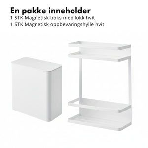 Smart set till vaskemaskin vit, 2 deler