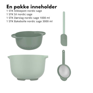 Chef it Nordic sage kjøkkensett med 4 deler