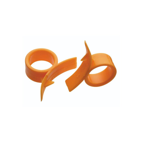 KitchenCraft appelsinskreller 2 pk i oransje plast