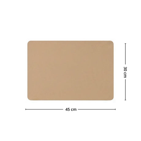 Bordbrikke taupe 45 x 30 cm - Lindas Dekor Bordbrikke