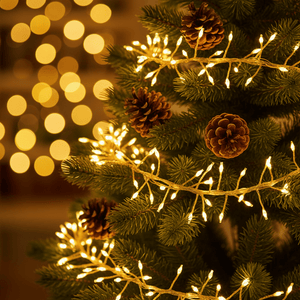Nydelige varme lys, perfekt til juletreet. 