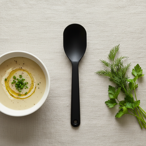 GastroMax silikon slikkepott skje 27 cm på hvit bakgrunn