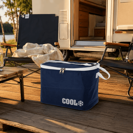 kjølebag 8 liter blå camping