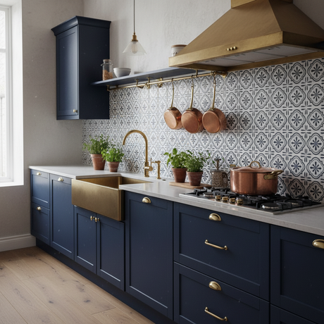 Nova blå självhäftande plattor