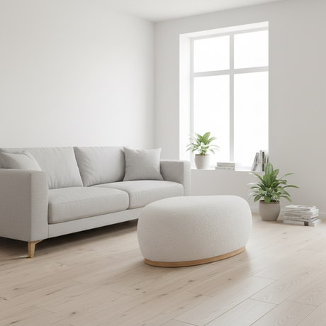 House Nordic Manhattan puff med lav og avrundet form