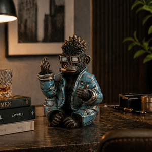 Rockeape figur blå/svart