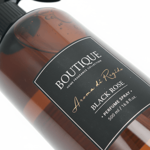 Romspray duft 500 ml i brun flaske med sort sprayhode