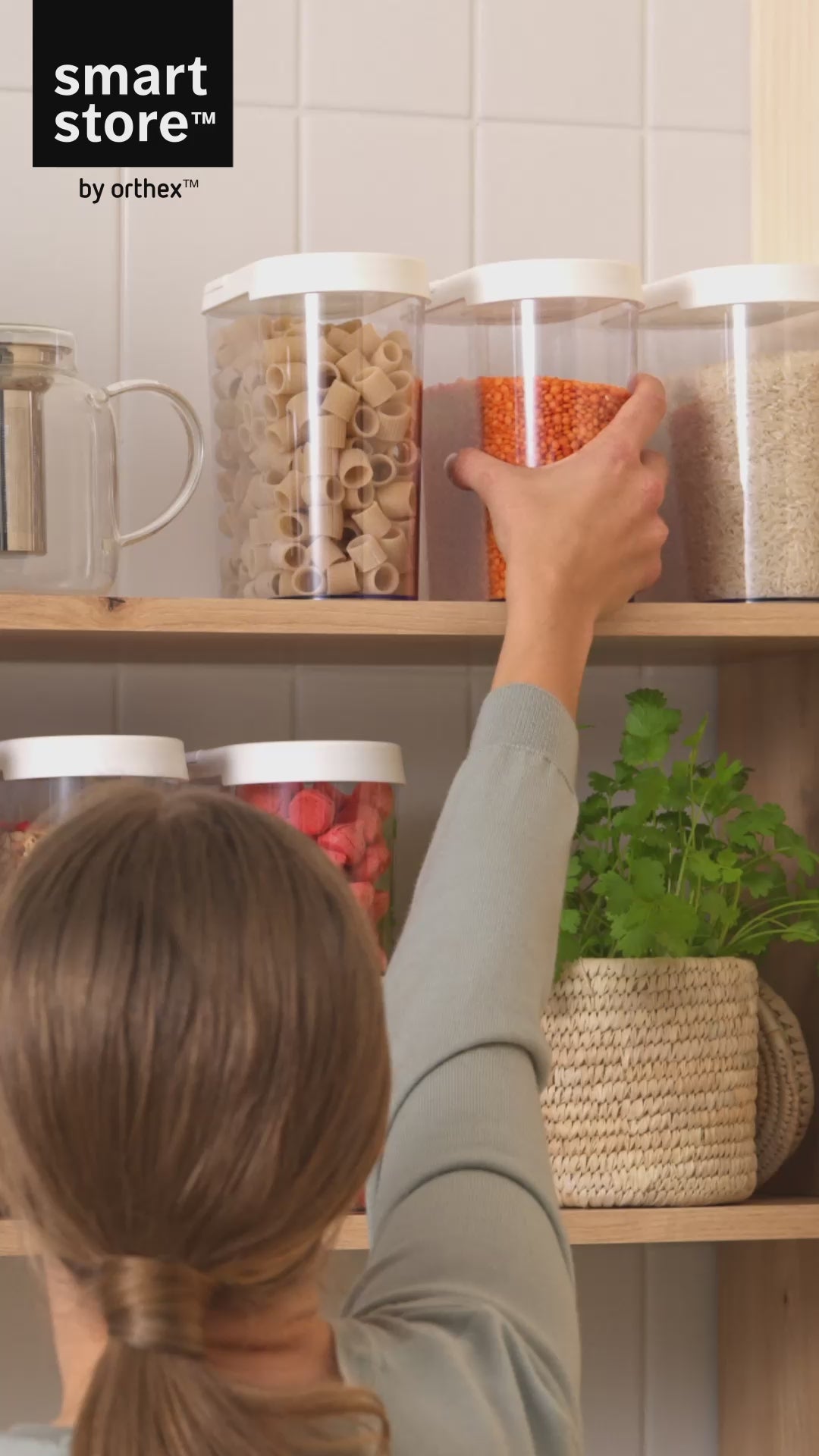 SmartStore Flip förvaringslåda med lock 1,1 L