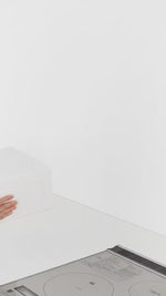 Stapelbar hylla bred vit