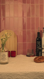 Adelina Rosa självhäftande väggplattor