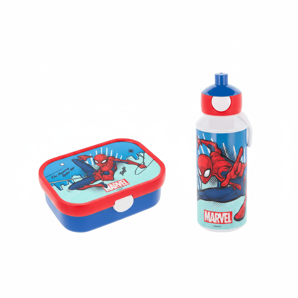 Spiderman matboks og flaske sett - Lindas Dekor Bundle