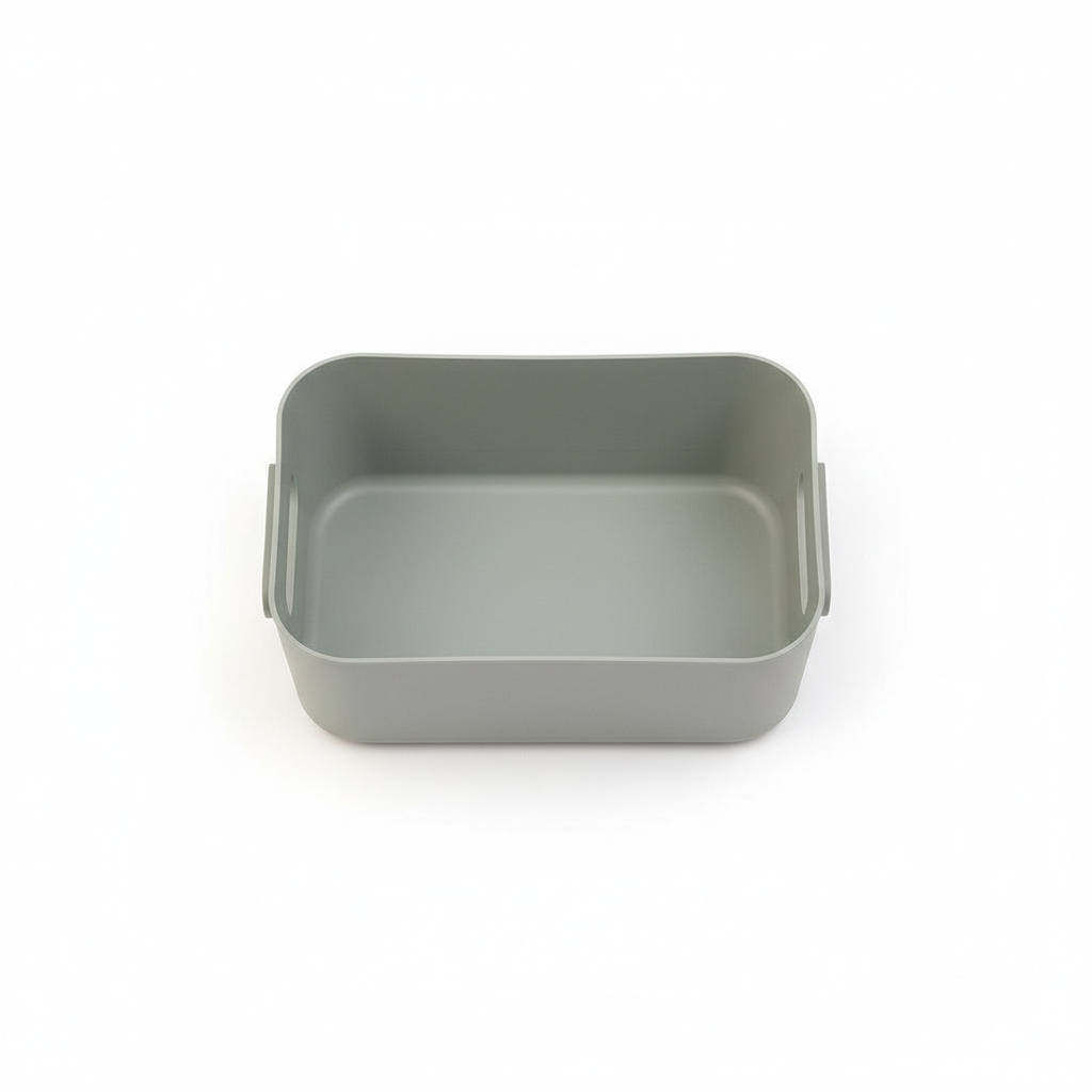 Praktisk liten oppbevaringsboks til vaskerom og garderobe