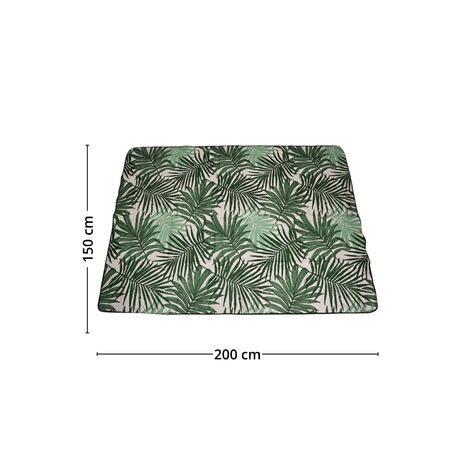 Picknickfilt med palmblad