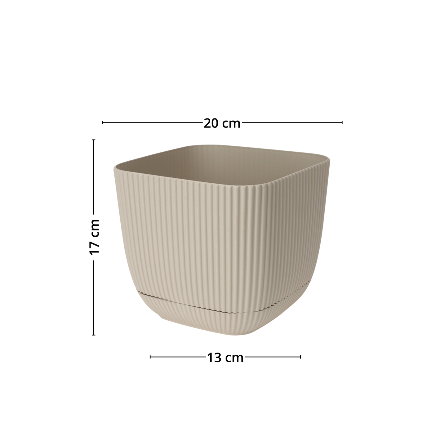 Linea potte, beige