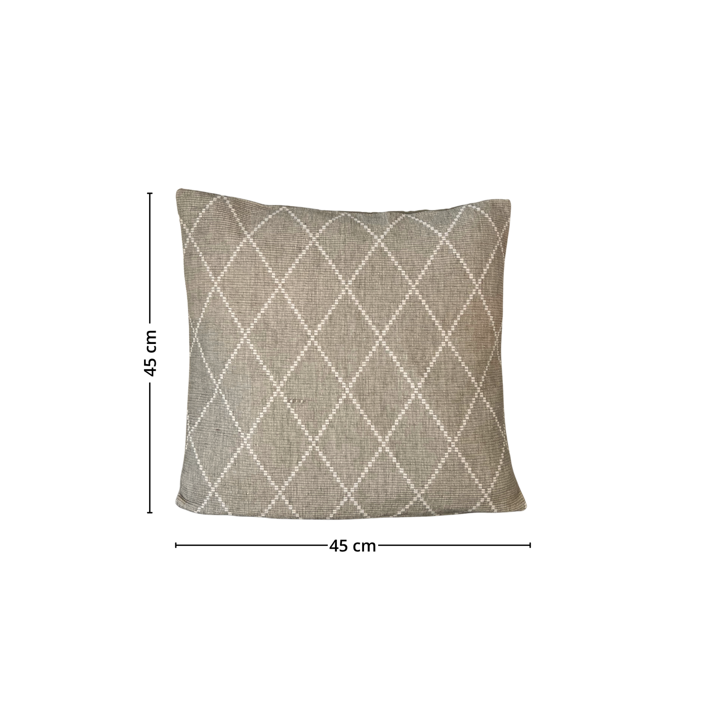 Putetrekk jaquard bomull beige