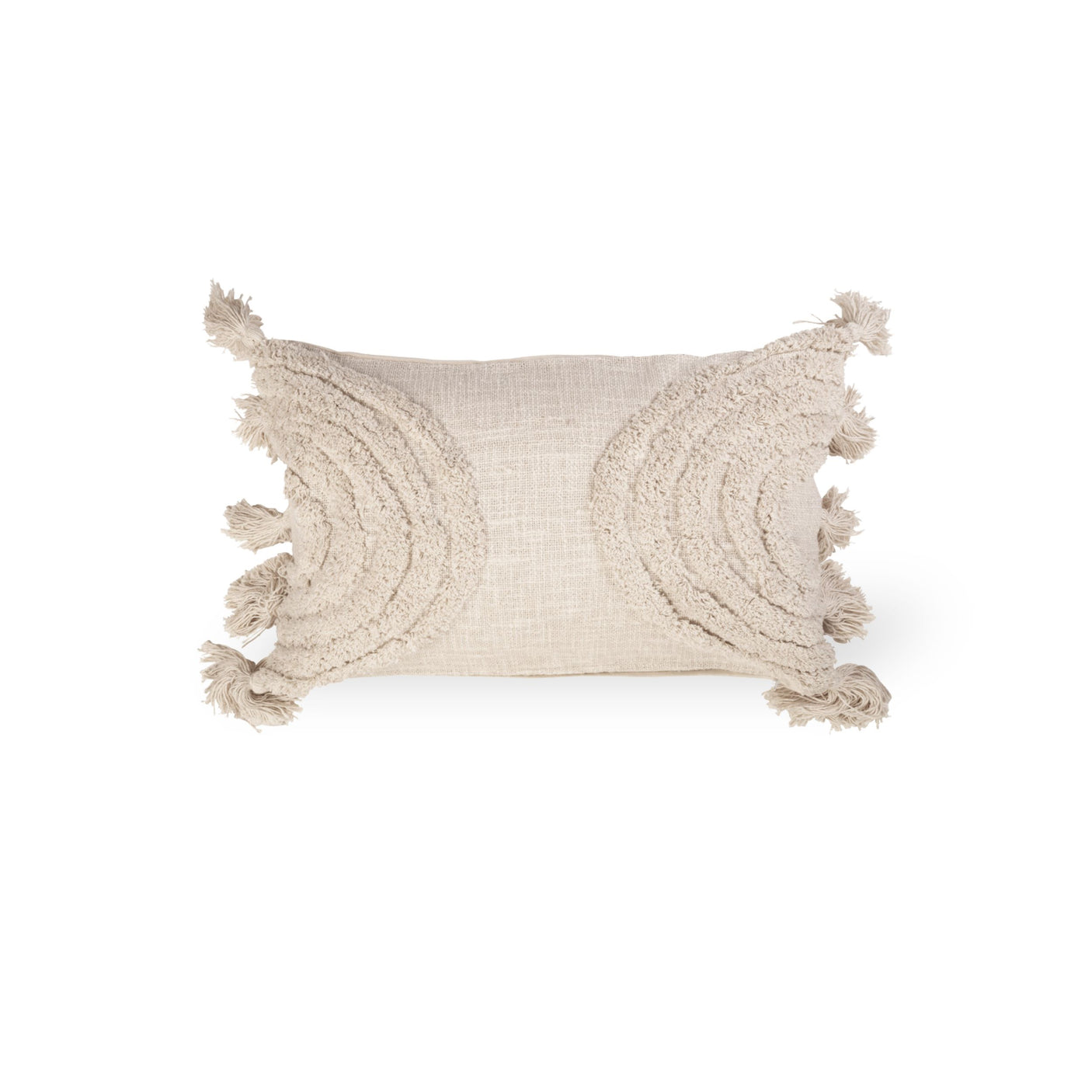 Putetrekk Boho Harmony er et stilfullt putetrekk i en myk beige kremet farge. Perfekt for å skape en dempet og lun følelse i hjemmet eller på hytten. 