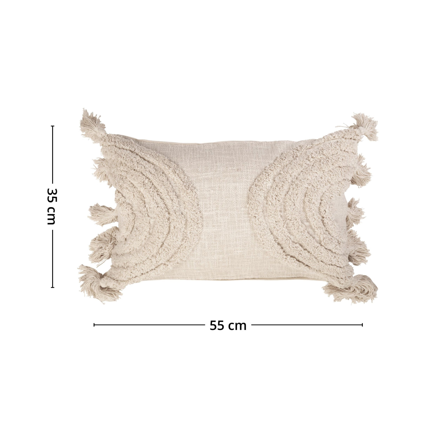 Putetrekk Boho Harmony krem 35 x 55 cm