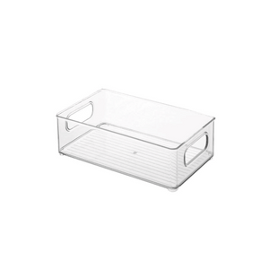 Förvaringslåda transparent, medium