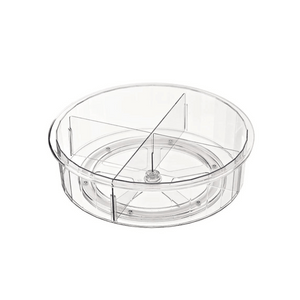 Skivspelare med hög kant, transparent