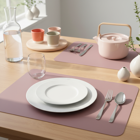 Rose bordbrikke elegant borddekking