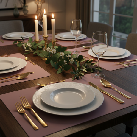 Rose bordbrikke middagsselskap